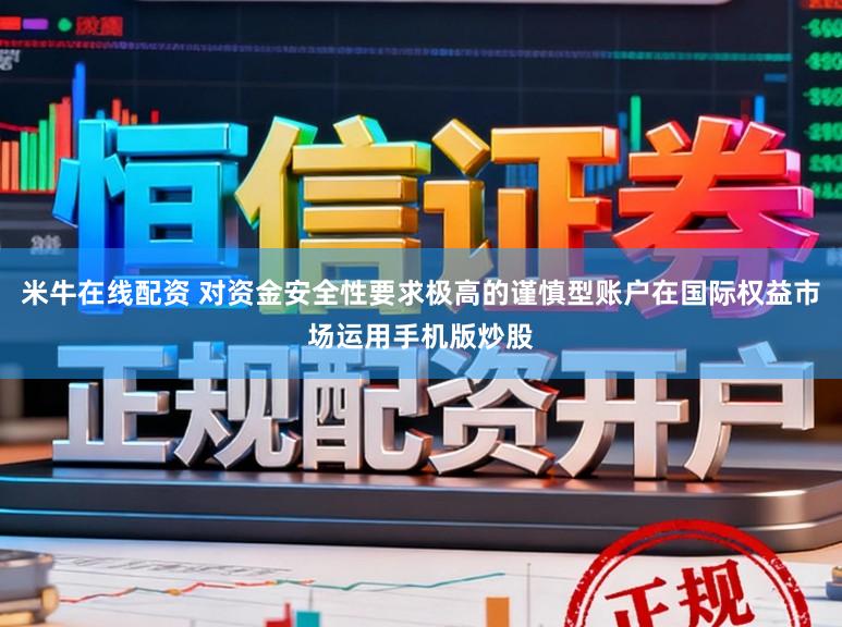 米牛在线配资 对资金安全性要求极高的谨慎型账户在国际权益市场运用手机版炒股
